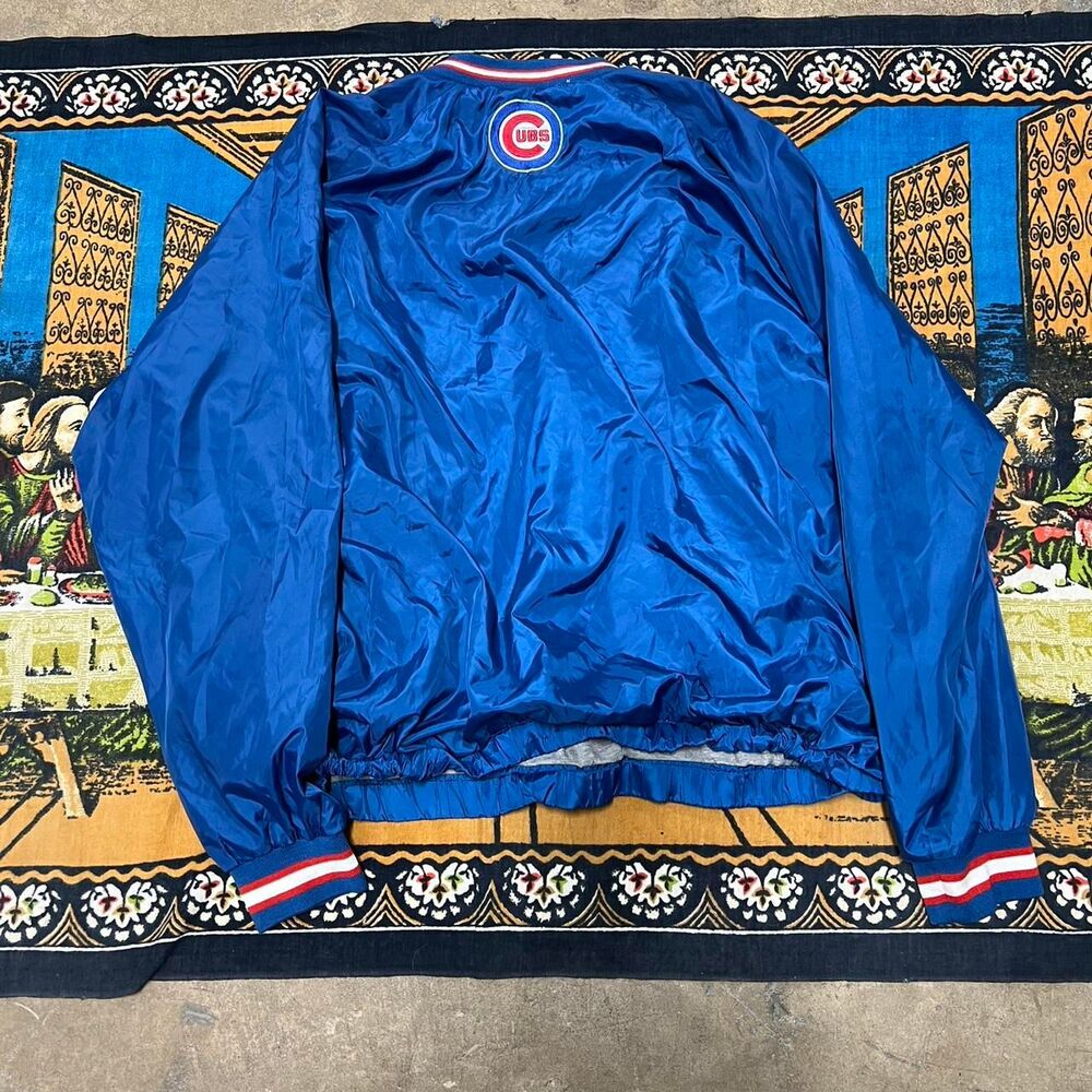 Chicago Cubs 90s windbreaker jacket size XL pullover embroidered nike MLB y2k - Picture 5 of 7